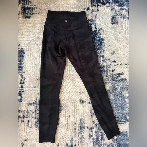 lululemon athletica Pants - lululemon Black Camouflage Leggings size 4